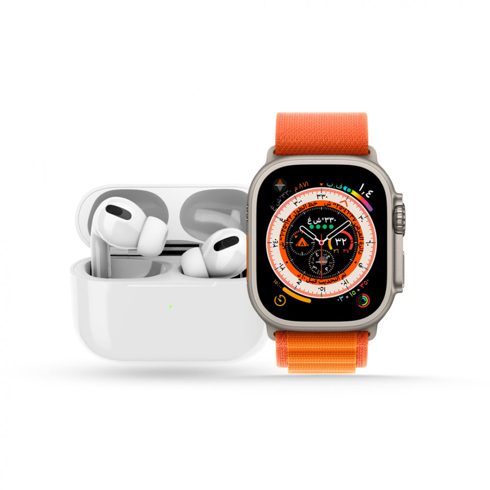 COMBO Reloj Whatch 8 Ultra + Airpods Ser