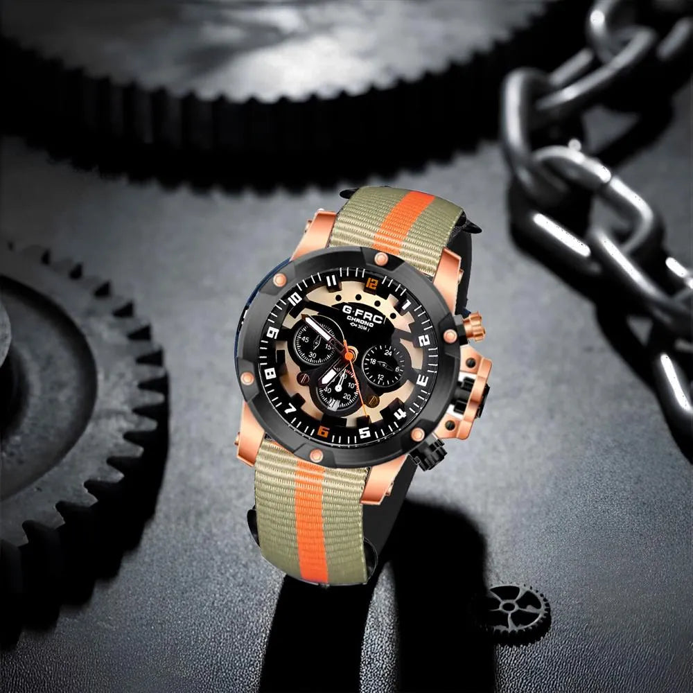 Reloj G-force H4053g Cronografo Funciona
