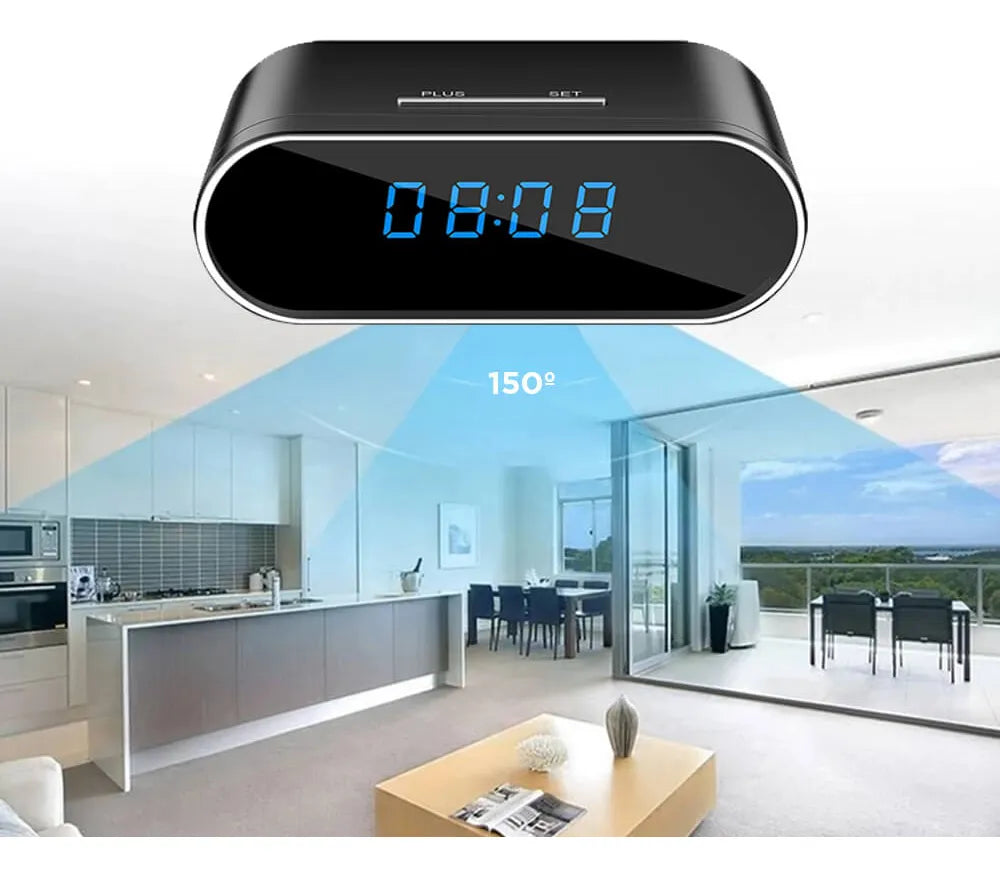 Camara Espia Reloj De Mesa Hd 1080p Wif